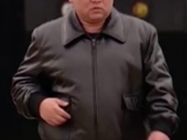 Kim Jong Un Black Leather Jacket